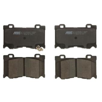 Jeu de 4 plaquettes de frein avant ABE OEM D1060JL00E