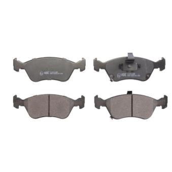 Jeu de 4 plaquettes de frein avant ABE [C12001ABE]