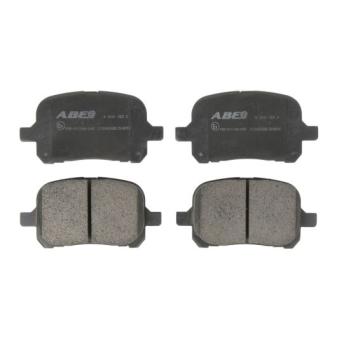 Jeu de 4 plaquettes de frein avant ABE OEM 0446533230