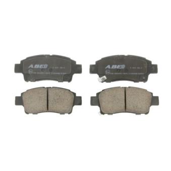 Jeu de 4 plaquettes de frein avant ABE [C12084ABE]
