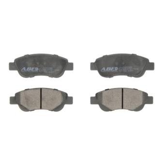 Jeu de 4 plaquettes de frein avant ABE [C12112ABE]
