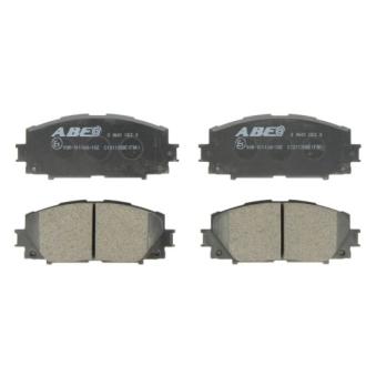 Jeu de 4 plaquettes de frein avant ABE OEM 0446552260