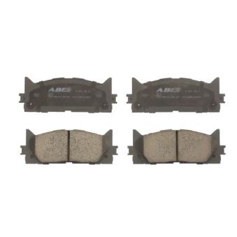 Jeu de 4 plaquettes de frein avant ABE C12120ABE pour TOYOTA CAMRY 3.0 V6 - 186cv