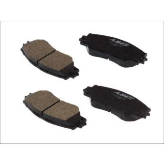 Jeu de 4 plaquettes de frein avant ABE [C12121ABE]
