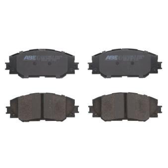 Jeu de 4 plaquettes de frein avant ABE OEM 0446512610