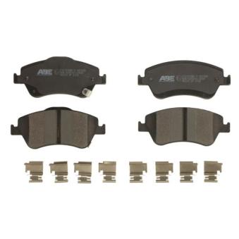Jeu de 4 plaquettes de frein avant ABE OEM 0446502170