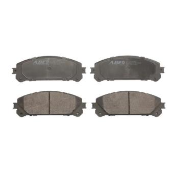 Jeu de 4 plaquettes de frein avant ABE [C12135ABE]