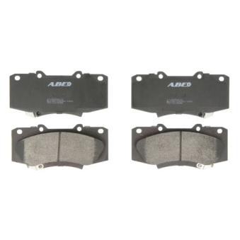 Jeu de 4 plaquettes de frein avant ABE [C12136ABE]