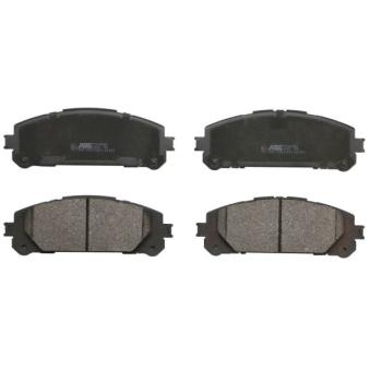 Jeu de 4 plaquettes de frein avant ABE OEM 0446548260