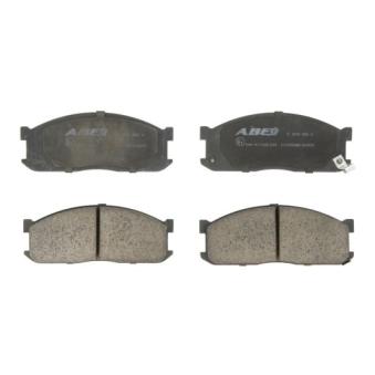 Jeu de 4 plaquettes de frein avant ABE C13025ABE pour FIAT STILO E2000 - 97cv