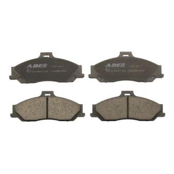 Jeu de 4 plaquettes de frein avant ABE OEM 4509599