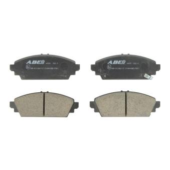 Jeu de 4 plaquettes de frein avant ABE [C14041ABE]