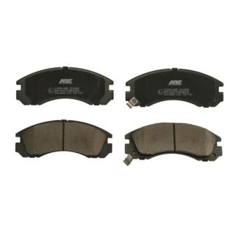 Jeu de 4 plaquettes de frein avant ABE [C15031ABE]
