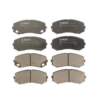 Jeu de 4 plaquettes de frein avant ABE C15047ABE pour TOYOTA AYGO 1.0 - 68cv
