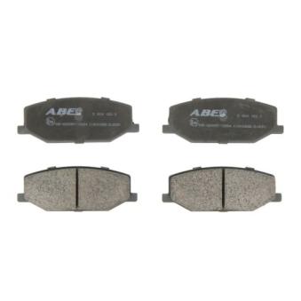 Jeu de 4 plaquettes de frein avant ABE C18003ABE pour SUZUKI SAMURAI 1.3 - 60cv