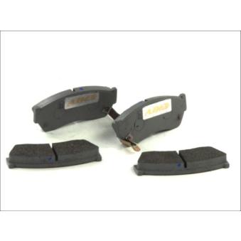 Jeu de 4 plaquettes de frein avant ABE [C18005ABE]