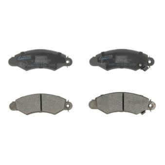 Jeu de 4 plaquettes de frein avant ABE OEM 5520080E10
