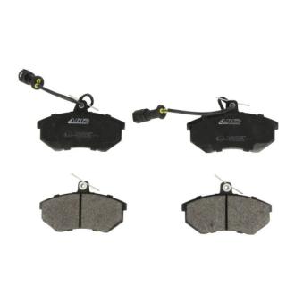 Jeu de 4 plaquettes de frein avant ABE C1A000ABE pour PEUGEOT 407 2.0 - 115cv