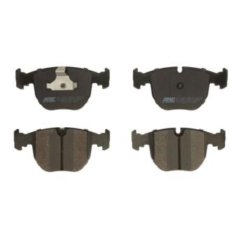 Jeu de 4 plaquettes de frein avant ABE OEM 34112180419