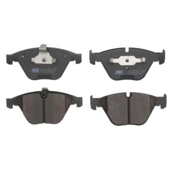 Jeu de 4 plaquettes de frein avant ABE OEM 34116763089