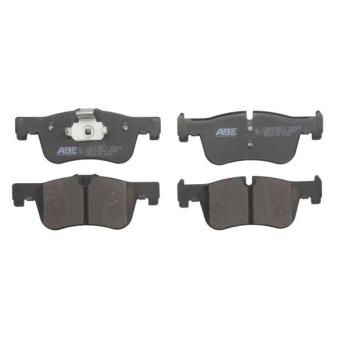 Jeu de 4 plaquettes de frein avant ABE OEM 34116850567