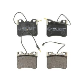 Jeu de 4 plaquettes de frein avant ABE OEM 1679597680