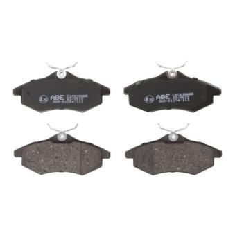 Jeu de 4 plaquettes de frein avant ABE C1C038ABE pour MAZDA CX-30 1.1 - 60cv