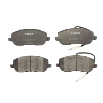 Jeu de 4 plaquettes de frein avant ABE [C1C043ABE]