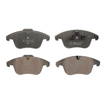 Jeu de 4 plaquettes de frein avant ABE OEM 1647863280