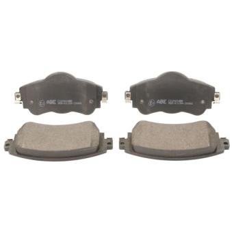 Jeu de 4 plaquettes de frein avant ABE C1C061ABE pour CADILLAC CTS 1.2 THP 110 - 110cv
