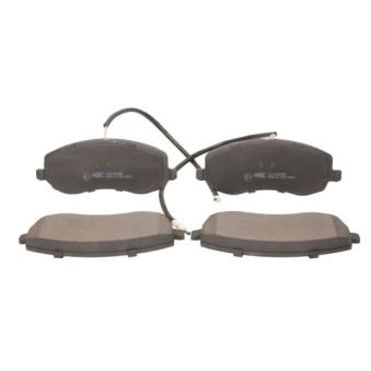 Jeu de 4 plaquettes de frein avant ABE C1C062ABE pour CITROEN C8 2.0 HDI - 136cv