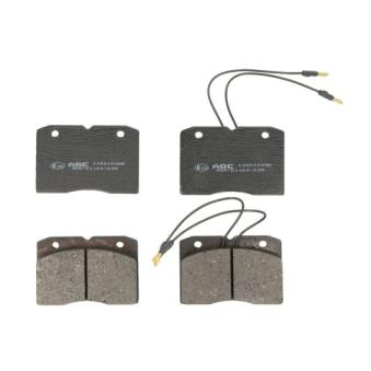 Jeu de 4 plaquettes de frein avant ABE [C1E010ABE]