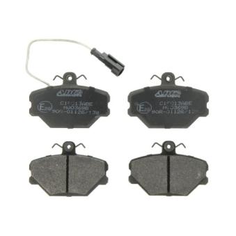 Jeu de 4 plaquettes de frein avant ABE OEM 791449