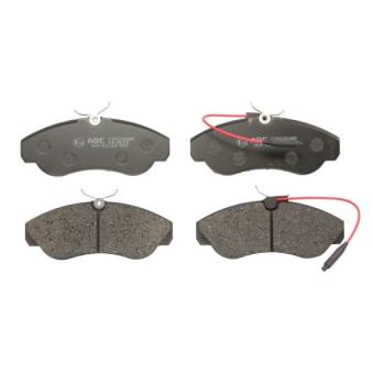 Jeu de 4 plaquettes de frein avant ABE OEM 9945810