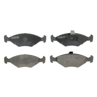 Jeu de 4 plaquettes de frein avant ABE C1F034ABE pour FIAT SIENA 1.2 - 80cv