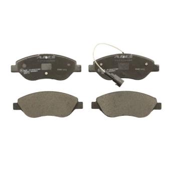 Jeu de 4 plaquettes de frein avant ABE [C1F038ABE]