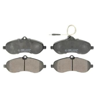 Jeu de 4 plaquettes de frein avant ABE C1F060ABE pour MAZDA 2 1.6 HDI 90 - 90cv