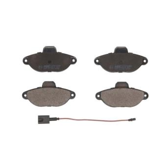 Jeu de 4 plaquettes de frein avant ABE C1F062ABE pour FIAT PANDA 1.1 - 54cv
