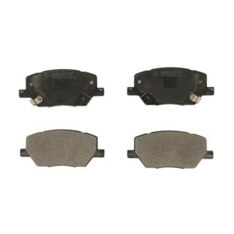 Jeu de 4 plaquettes de frein avant ABE C1F072ABE pour MERCEDES-BENZ CLASSE E 1.6 - 110cv