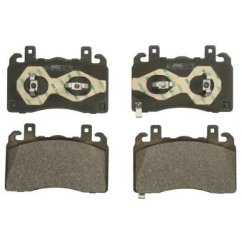 Jeu de 4 plaquettes de frein avant ABE C1F077ABE