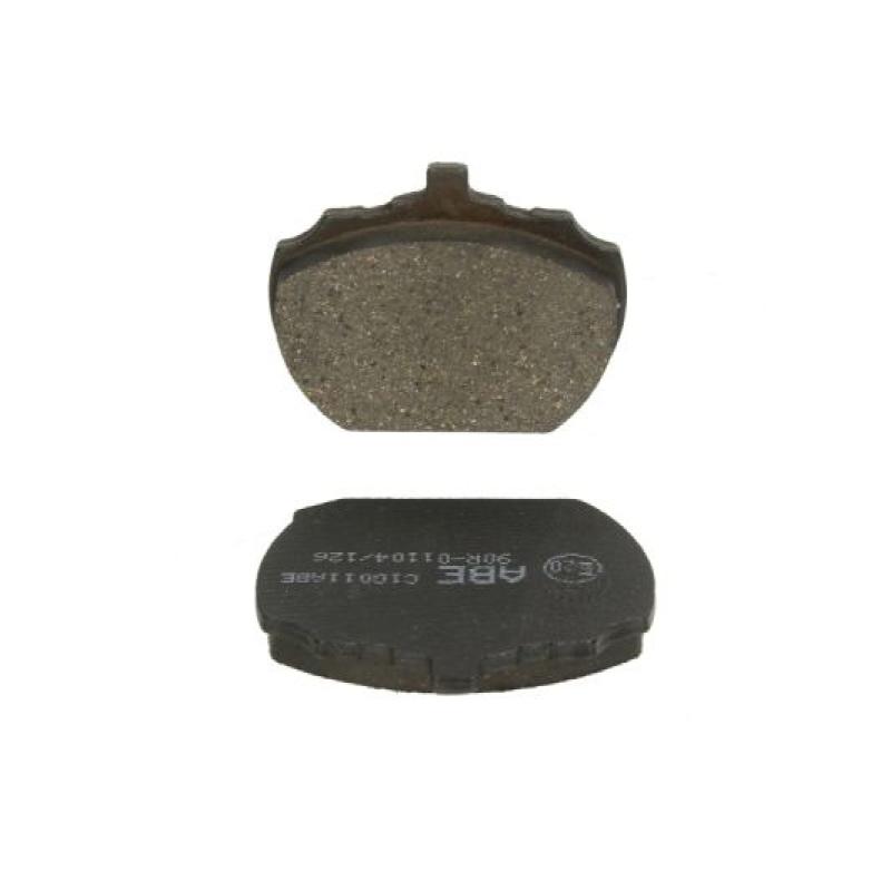 Jeu de 4 plaquettes de frein avant ABE C1G011ABE - Visuel 1