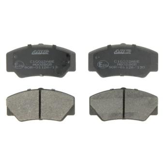 Jeu de 4 plaquettes de frein avant ABE [C1G022ABE]