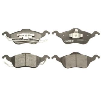 Jeu de 4 plaquettes de frein avant ABE C1G033ABE pour MERCEDES-BENZ CLASSE E 1.6 16V - 100cv