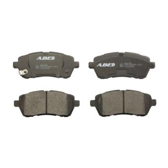 Jeu de 4 plaquettes de frein avant ABE C1G062ABE pour FORD FIESTA 1.0 - 80cv