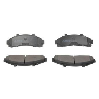 Jeu de 4 plaquettes de frein avant ABE [C1G063ABE]