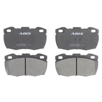 Jeu de 4 plaquettes de frein avant ABE [C1I006ABE]