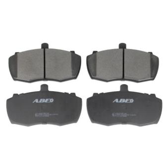 Jeu de 4 plaquettes de frein avant ABE OEM GBP272