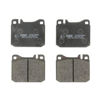 Jeu de 4 plaquettes de frein avant ABE [C1M003ABE]