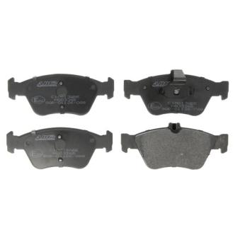 Jeu de 4 plaquettes de frein avant ABE C1M013ABE pour AUDI A5 E 220 D - 75cv