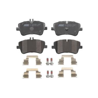 Jeu de 4 plaquettes de frein avant ABE OEM 0034204520